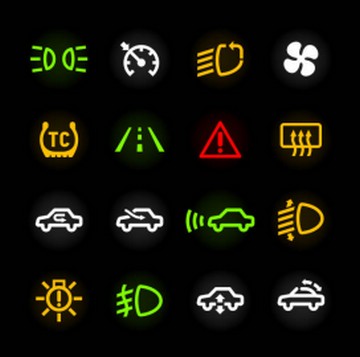 トラックの警告灯の種類